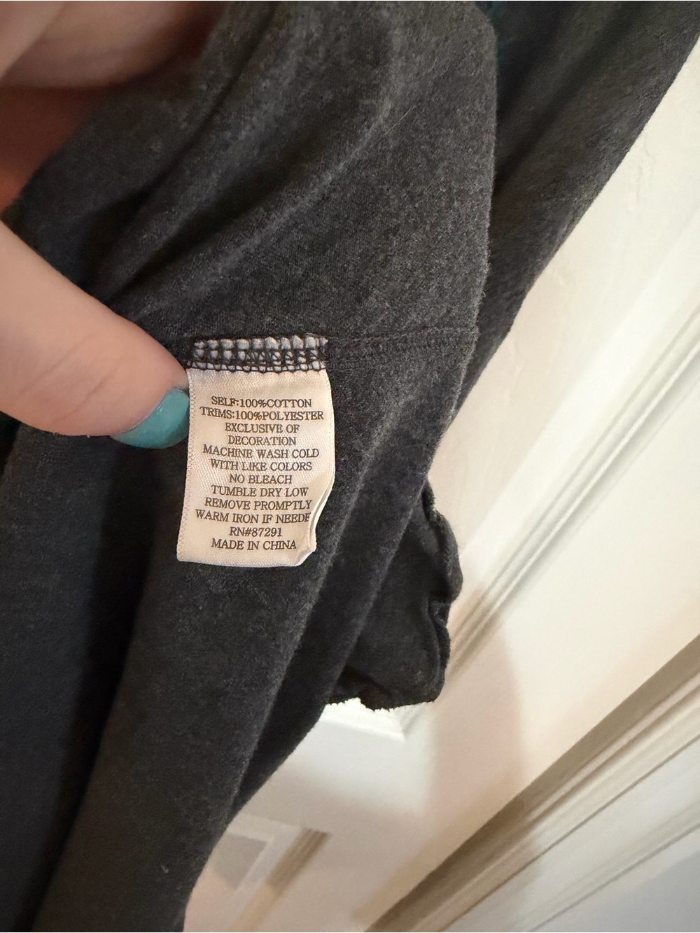 Johnny Was Embroidered Duster Cardigan Grey Extra Small - Picture 5 of 6
